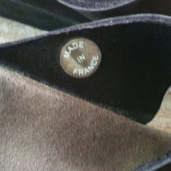 MEMPHISTO HELEN WOMEN'S SANDAL SIZE 7 (38) BLACK LEATHER SLIDE CROSS TOES Mephis - Picture 8 of 11